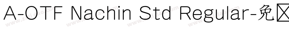 A-OTF Nachin Std Regular字体转换
